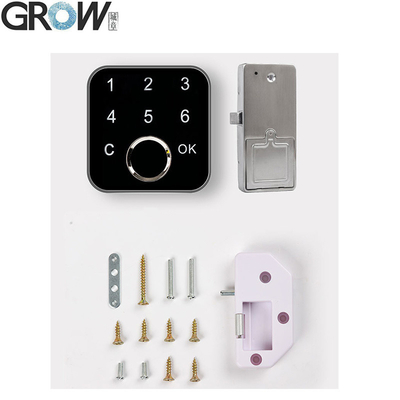GROW G16 Fingerprint Electric Cabinet Drawer Lock Keypad With Two Installation Methods For Office Home Bank