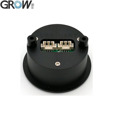 GROW GM73 Small Round Easy Installation USB UART 1D 2D QR Code Barcode Scanner Reader