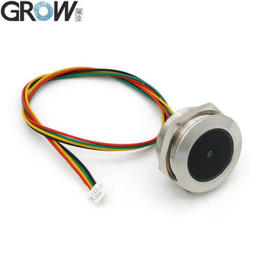 GROW GM60 Paslanmaz Çelik LED Kontrol Halkası İzleyici Işık UART Arayüzü 1D / 2D Bar Code QR Code Barcode Okuyucu Modülü